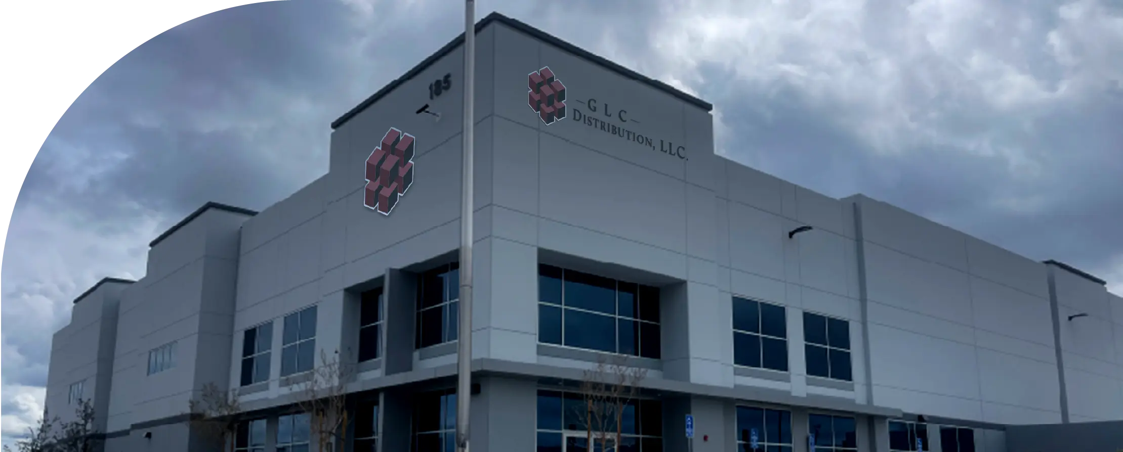 GLC Distribution warehouse building in Bloomington California